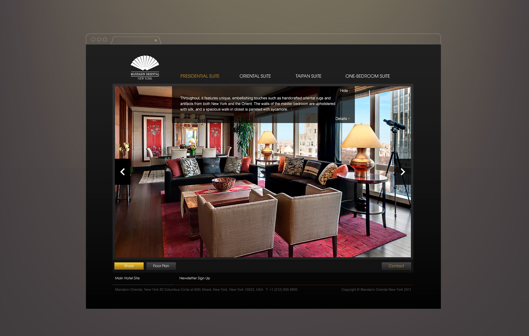 Suites Collection website